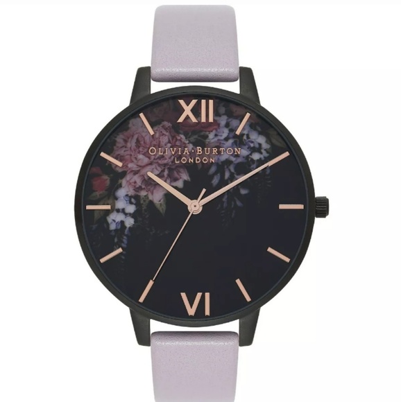 Olivia Burton Lilac Black Floral Women's watch - Picture 6 of 6